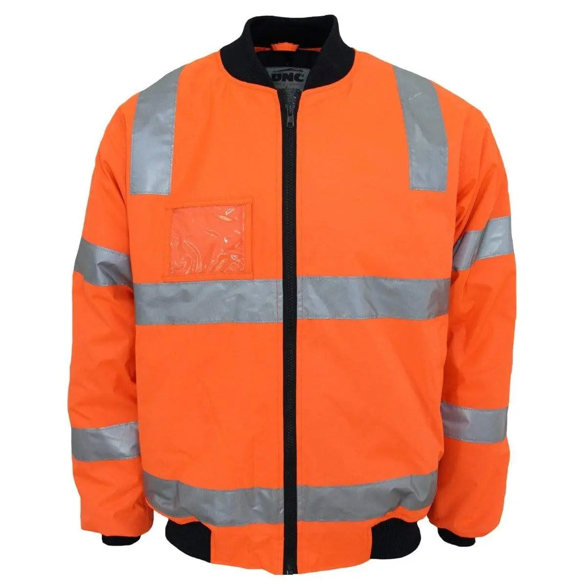 Dnc Workwear Hi-vis Hoop Pattern Flying Jacket Bio-motion Tape - 3769 Metro Workwear.